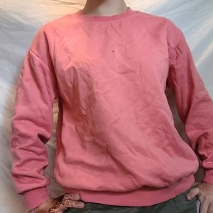 Forever21 pink sweatshirt sweater